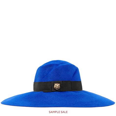 gucci felt wide brim hat